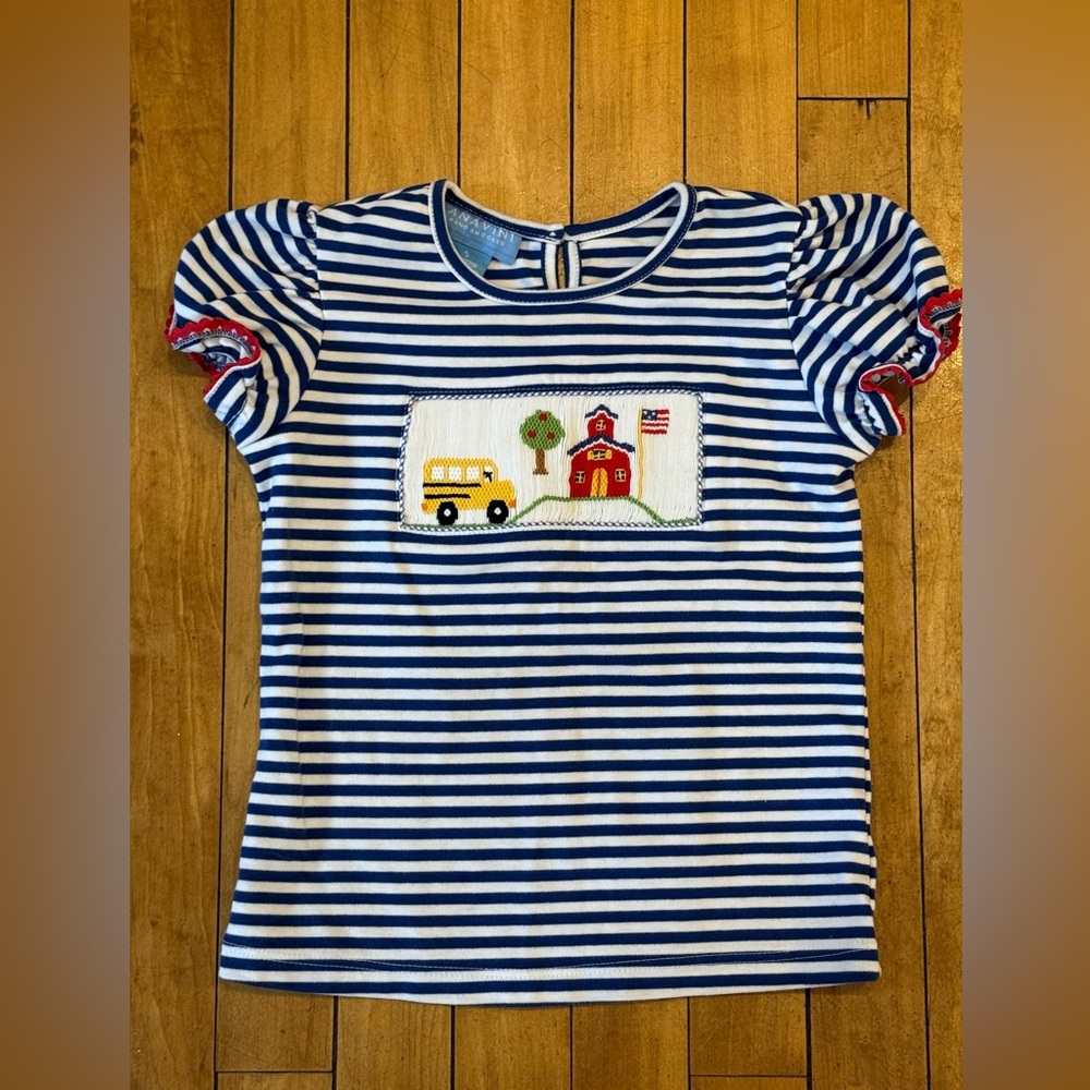 Hand Smocked School Shirt - pristine!